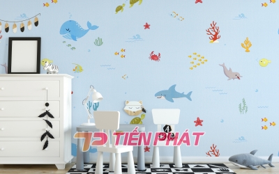 Những lợi ích tuyệt vời khi dùng giấy dán tường Hàn Quốc trang trí phòng ngủ cho bé mới nhất 2022