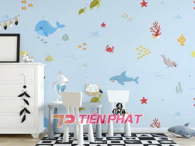 Những lợi ích tuyệt vời khi dùng giấy dán tường Hàn Quốc trang trí phòng ngủ cho bé mới nhất 2022