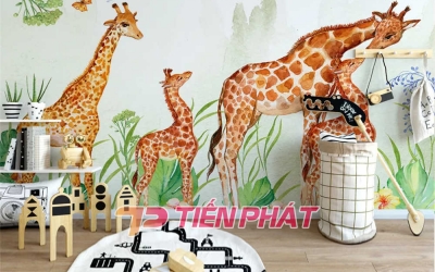 Những lợi ích tuyệt vời khi dùng giấy dán tường Hàn Quốc trang trí phòng ngủ cho bé