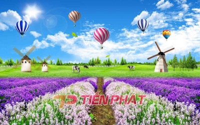 Kinh nghiệm chọn tranh dán tường 3D cho văn phòng luôn sang trọng