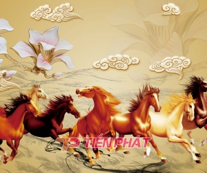 Tranh Dán Tường Mã Đáo Thành Công