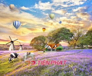 Tranh Dán Tường Đồng Quê