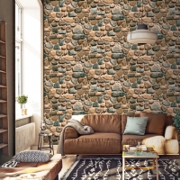 Giấy Dán Tường Giả Đá GD6034 Giấy Dán Tường Giả Đá GD6034