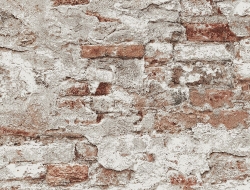 Giấy Dán Tường Giả Gạch Fo1109