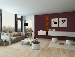 Giấy Dán Tường Họa Tiết Trơn Bs1130