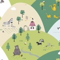 Giấy Dán Tường Trẻ Em Dw1266 Giấy Dán Tường Trẻ Em Dw1266