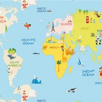 Giấy Dán Tường Phòng Trẻ Em HT209