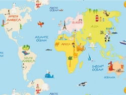 Giấy Dán Tường Phòng Trẻ Em HT209 Giấy Dán Tường Phòng Trẻ Em HT209