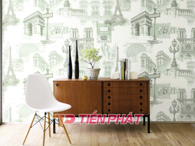 Giấy Dán Tường Quán Coffee Es1123