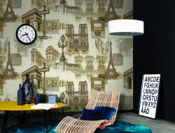 Giấy Dán Tường Quán Coffee Es1124 Giấy Dán Tường Quán Coffee Es1124