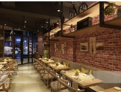 Giấy Dán Tường Quán Coffee CF04