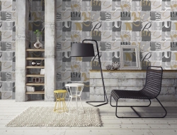 Giấy Dán Tường Quán Coffee CF5616 Giấy Dán Tường Quán Coffee CF5616