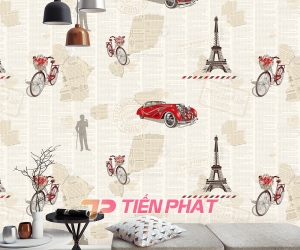 Giấy Dán Tường Phòng Khách