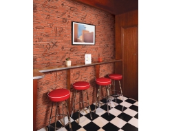 Giấy Dán Tường Quán Coffee CF8816