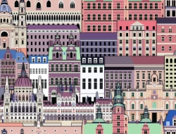 Giấy Dán Tường Quán Coffee He1115 Giấy Dán Tường Quán Coffee He1115