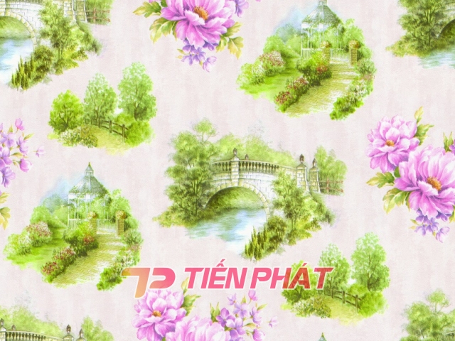 Giấy Dán Tường Trà Sữa TS1142 Giấy Dán Tường Trà Sữa TS1142