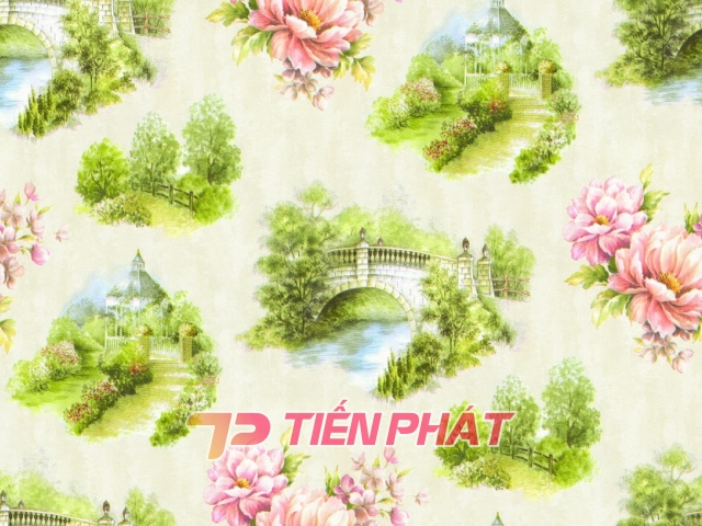 Giấy Dán Tường Trà Sữa TS1142 Giấy Dán Tường Trà Sữa TS1142