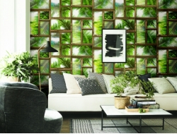 Giấy Dán Tường Trà Sữa TS8807