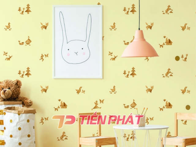 Giấy Dán Tường Trà Sữa TS8814 Giấy Dán Tường Trà Sữa TS8814