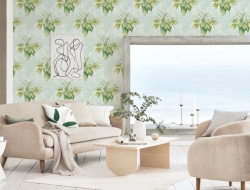 Giấy Dán Tường Trà Sữa TS8827 Giấy Dán Tường Trà Sữa TS8827