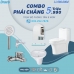 Combo Phải Chăng - Trọn Bộ Phòng Tắm 8 Món Thương Hiệu Draco