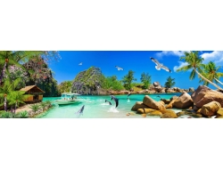  Tranh Dán Tường Cảnh Biển Đẹp Tiến Phát Cbtp121