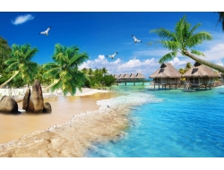  Tranh Dán Tường Cảnh Biển Đẹp Tiến Phát Cbtp123