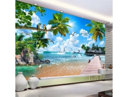  Tranh Dán Tường Cảnh Biển Đẹp Tiến Phát Cbtp124