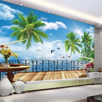  Tranh Dán Tường Cảnh Biển Đẹp Tiến Phát Cbtp129