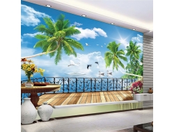  Tranh Dán Tường Cảnh Biển Đẹp Tiến Phát Cbtp129