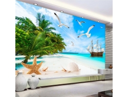  Tranh Dán Tường Cảnh Biển Đẹp Tiến Phát Cbtp131