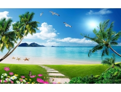 Tranh Dán Tường Cảnh Biển Đẹp Tiến Phát Cbtp114 Tranh Dán Tường Cảnh Biển Đẹp Tiến Phát Cbtp114