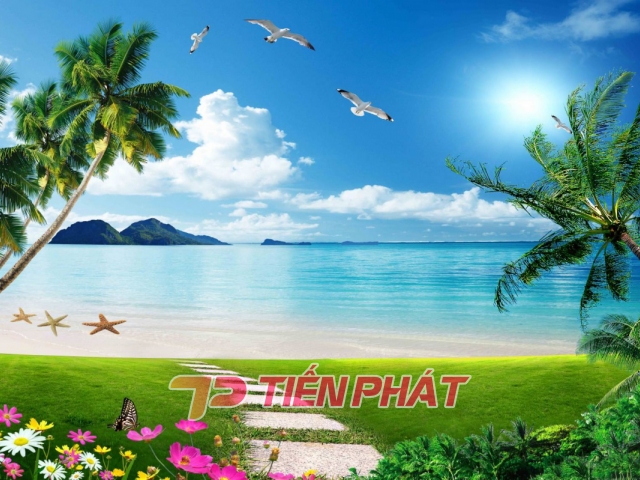 Tranh Dán Tường Cảnh Biển Đẹp Tiến Phát Cbtp114 Tranh Dán Tường Cảnh Biển Đẹp Tiến Phát Cbtp114