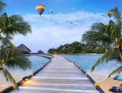  Tranh Dán Tường Cảnh Biển Đẹp Tiến Phát Cbtp66