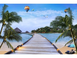  Tranh Dán Tường Cảnh Biển Đẹp Tiến Phát Cbtp66