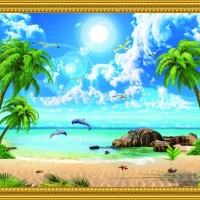 Tranh Dán Tường Cảnh Biển Đẹp Tiến Phát Cbtp96 Tranh Dán Tường Cảnh Biển Đẹp Tiến Phát Cbtp96