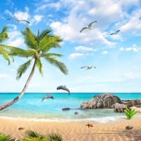 Tranh Dán Tường Cảnh Biển Đẹp Tiến Phát Cbtp97 Tranh Dán Tường Cảnh Biển Đẹp Tiến Phát Cbtp97