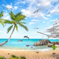 Tranh Dán Tường Cảnh Biển Đẹp Tiến Phát Cbtp99 Tranh Dán Tường Cảnh Biển Đẹp Tiến Phát Cbtp99