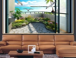  Tranh Dán Tường Cảnh Biển Đẹp Tiến Phát Cbtp142