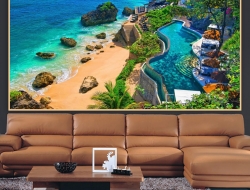  Tranh Dán Tường Cảnh Biển Đẹp Tiến Phát Cbtp143