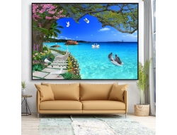  Tranh Dán Tường Cảnh Biển Đẹp Tiến Phát Cbtp145