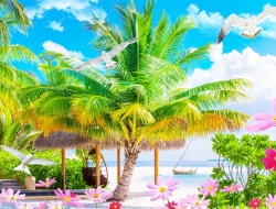  Tranh Dán Tường Cảnh Biển Đẹp Tiến Phát Cbtp139