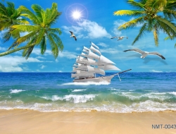  Tranh Dán Tường Cảnh Biển Đẹp Tiến Phát Cbtp01