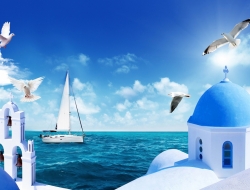  Tranh Dán Tường Cảnh Biển Đẹp Tiến Phát Cbtp05