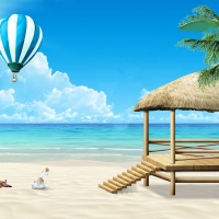  Tranh Dán Tường Cảnh Biển Đẹp Tiến Phát Cbtp58