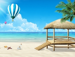  Tranh Dán Tường Cảnh Biển Đẹp Tiến Phát Cbtp58