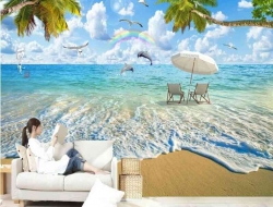  Tranh Dán Tường Cảnh Biển- Đại Dương CB09