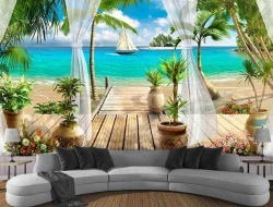  Tranh Dán Tường Cảnh Biển- Đại Dương CB13