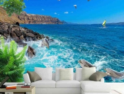  Tranh Dán Tường Cảnh Biển- Đại Dương CB14