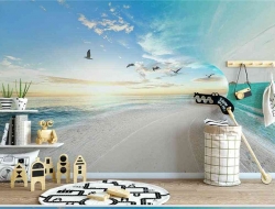  Tranh Dán Tường Cảnh Biển- Đại Dương CB20